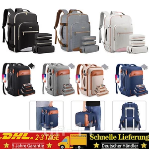 40L 4 in 1 Laptop Rucksack Wasserdicht Anti Diebstahl USB Reisen Schulrucksack - Bild 1 von 21