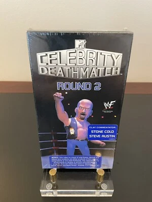 Celebrity Deathmatch Round 2 (VHS, 1999) New Sealed Stone Cold Steve Austin Rare - Image 1 of 4
