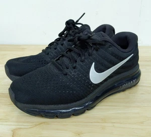 Nike Air Max Womens Size 8.5 Black Silver Comfort Running Shoes 849560-001 2017 - Picture 1 of 10