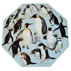 Springbok Okta-Puzzle Penguins 1970 COMPLETO Roger Tory Peterson 500+ De colección - Imagen 1 de 9