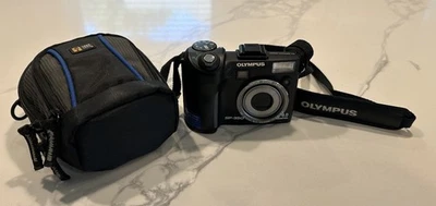 Olympus SP Series SP-350 8.0MP Digital Camera/ Black + Case & Strap - Tested - Image 1 of 4