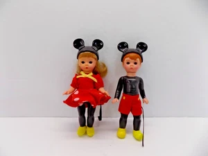 McDonald's Madame Alexander Dolls Mickey & Minnie Mouse Boy & Girl Doll 2004 - Picture 1 of 4
