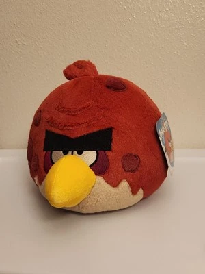 Angry Birds Plush Terence Large 8" Red Spotted Big Brother Stuffed Toy 2010 Rare - Image 1 of 4