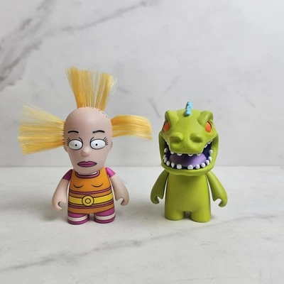 Pack de 2 figuras Nickelodeon 3" Rugrats Cynthia & Reptar 2023 KidRobot Foto 1 de 4