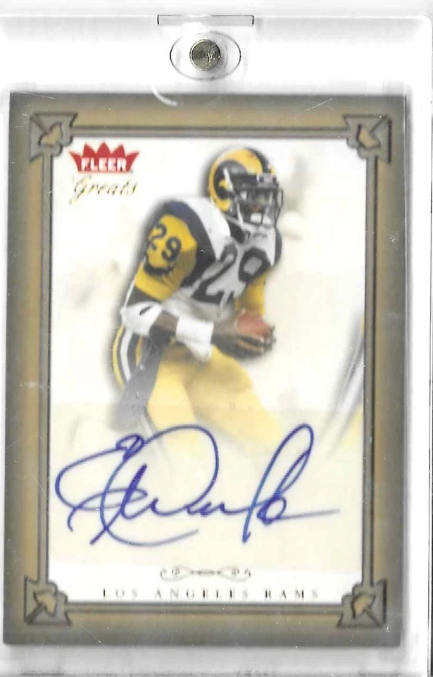 2004 Fleer Greats - Autographs Eric Dickerson Rams NFL!! - Image 1 of 1