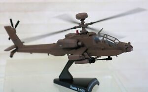 Apache Longbow Helicopter AH-64 D scale 1:100 Daron PS 5600 Army Diecast Metal