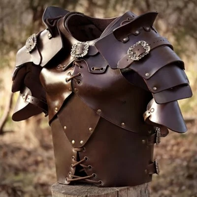 Armadura de Elfo Vikingo Steampunk | Armadura de Pecho Protector de Hombro Juegos con disfraces Foto 1 de 4