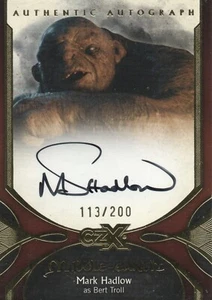 Middle Earth CZX: MH-B Mark Hadlow als Bert Troll Autogrammkarte #113/200 - Bild 1 von 1