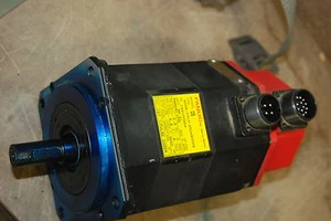 Fanuc, A06B-0313-B504 #0008, 2000RPM, 127V, 3PH, 8 Poles, Servo Motor - Picture 1 of 3