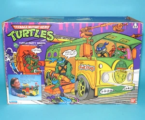 TMNT TEENAGE MUTANT NINJA TURTLES PARTY WAGON COMPLETE BOXED EURO HERO BOX 19... - Picture 1 of 14