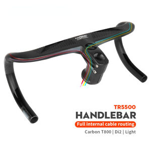 T800 Carbon Full Internal Cable Routing Handlebar Road Bicycle Integrated Di2