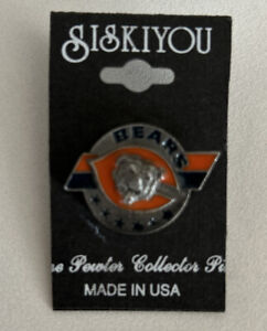 SISKIYOU Chicago Bears Pin,Made In USA,Collector Pin,Official NFL Licensed