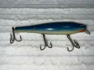 Vintage Gibbs Trolling Swimmer BLUE BACK Vintage Salzwasser Brandungsangeln Köder - Bild 1 von 8