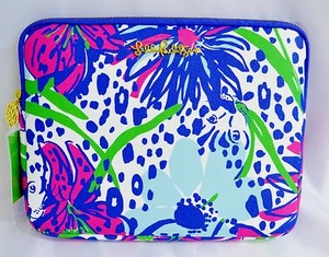 Lilly Pulitzer Tech Clutch iPad Tablet Purse Handbag Resort White In the Garden - Picture 1 of 6