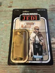Vintage 1983 Kenner Star Wars Prune Face Carded Return Of The Jedi Figure w/case - Picture 1 of 14