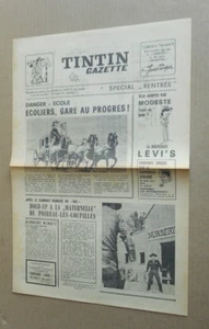 Ancien supplément Journal Tintin 1964 - TINTIN GAZETTE spécial rentrée - Bild 1 von 4