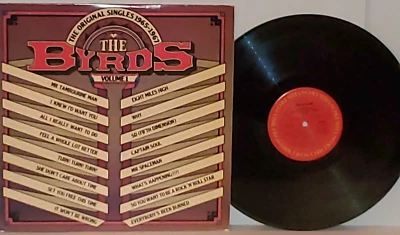 BYRDS The Original Singles 1965-1967 VG+ Vintage 1980 Vinyl Mono Folk Rock - Image 1 of 4