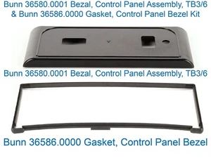 BUNN 36580.0001 Bezel, Control Panel Assembly & BUNN 36586.0000 Gasket Kit - Picture 1 of 1