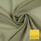 125 COLOURS Premium Plain Dyed Chiffon Fine Soft Georgette Sheer Dress Fabric