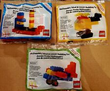 VINTAGE 1984 McDONALDS HAPPY MEAL LEGO SET #2-3 and 4 UNOPENED