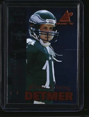 1997 Pinnacle Inside #84 Ty Detmer Silver Lining - Image 1 of 2