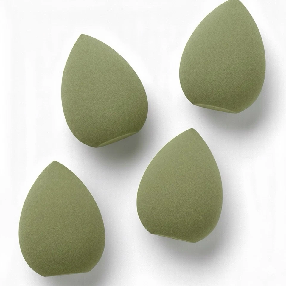 NUEVO Maquillaje Esponja Belleza Batidora, Marrón, Paquete de 4, ENVÍO GRATUITO Foto 1 de 1