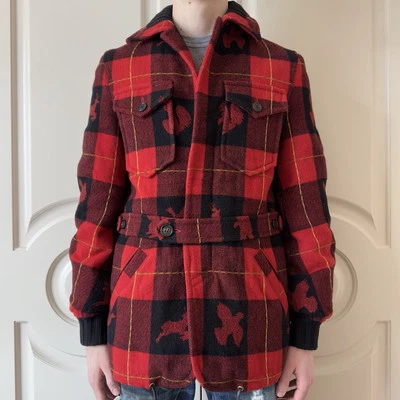 Abrigo de lana a cuadros Dsquared2 F/W 2004 talla 46 Foto 1 de 4