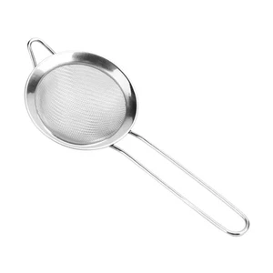  1Pcs Classic Stainless Steel Skimmer Mesh Food Strainers Ladle Colander for - Picture 1 of 12