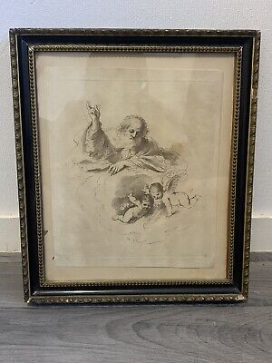 Ancienne Gravure Bartolozzi Francesco 1727 - 1815 Deux Anges • 220€