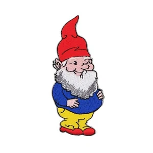 ak55★Parche enano de jardín para planchar imagen para planchar parche aplicación 4 x 9,2 cm - Imagen 1 de 7