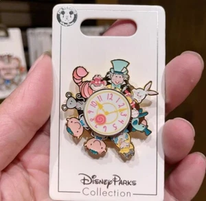Authentic Disney Pin Alice In Wonderland Spinner Disneyland Exclusive 2021 - Picture 1 of 1