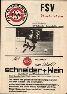 DFB-Pokal 87/88 FSV Salmrohr - Borussia Dortmund, 25.10.1987 - Bild 1 von 3