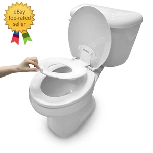 Ity by Flip & Sit Potty Seat (White) – Easy to Set up & Remove Potty Training - Picture 1 of 10