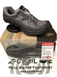 Zcoil LIBERTY Women's Sz 7 Gray Sneaker FW-K1004 New N Box Pain Relief Comfort - Picture 1 of 14