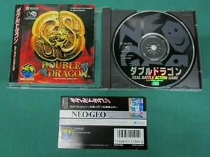 Neo Geo CD -- Double Dragon -- included spine card. JAPAN GAME. SNK. 15131 - Picture 1 of 12