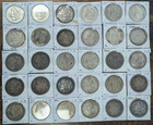 LOT DE 30 pièces en argent US Morgan avant 1921 - cardées / marquées en gros -