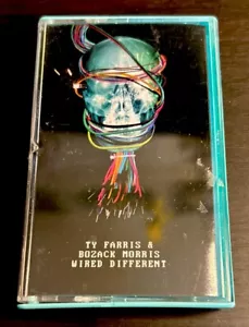 TY FARRIS & BOZACK MORRIS Wired Different 1/50 First Issue Aqua Cassette Tape NM - Imagen 1 de 6