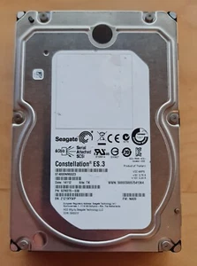 4TB SAS 6G 7.2k 128MB 3.5" Seagate ST4000NM0023 9ZM270-038 Dell HP Lenovo EMC - Afbeelding 1 van 3