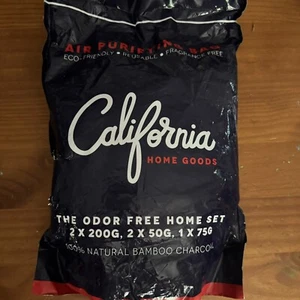 California Home Goods Odor Free Home Set Bamboo Charcoal Variety 5 Pack - Picture 1 of 13