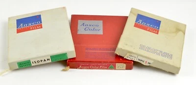 3) Ansco 4 x 5 Isopan, Color & Triple S Ortho Foto 1 de 3