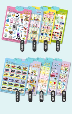 Herramienta/DVD de aprendizaje de chino mandarín para niños: póster PinYin muchas tarjetas flash inglés Foto 1 de 4