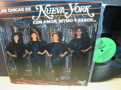 Las Chicas de Nueva York: Con Amor, Ritmo y Sabor (M- '85 Caiman, US LP Merengue Foto 1 de 4