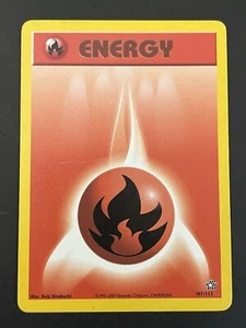 HP Fire Energy 107/111 - Neo Genesis - Common - Vintage WOTC - Pokemon Card - Picture 1 of 10