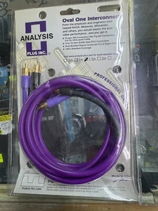 Analysis Plus Oval One RCA interconnect pair 1.5M - New - Picture 1 of 2