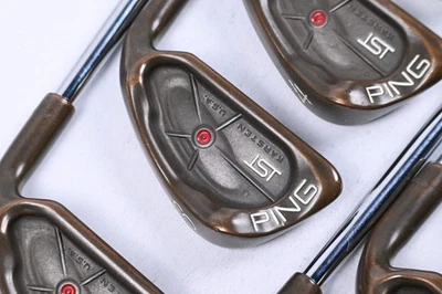 Ping ISI BeCu Irons / 2-PW+SW / Red Dot / Stiff Flex Ping Z-Z65 Shafts - Image 1 of 4