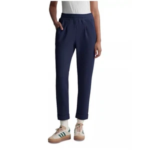 Varley DoubleSoft Womens Large Navy Blue Rolled Cuff Lounge Pants Trousers (I) - Picture 1 of 13