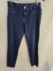 1822 Denim Jeans Women’s Size 8 Skinny Dark Wash Mid Rise Stretch - Picture 1 of 5