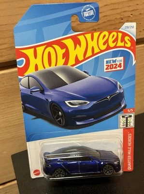 Hot Wheels Tesla Modelo S Plaid (HRY91) (5/5) Primera ejecución 2024 Foto 1 de 2