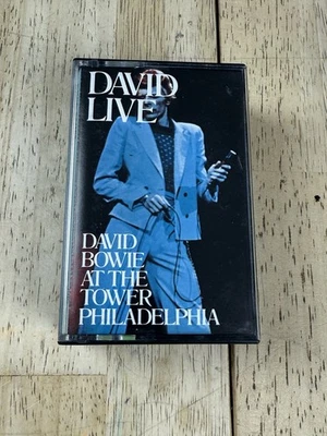 David Bowie - At The Tower Philadelphia DAVID LIVE Double Cassette Set Foto 1 de 4