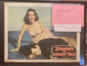 "Zombies Of Mora Tau" Film Autogramme & Original Lobby Card! - Bild 1 von 6